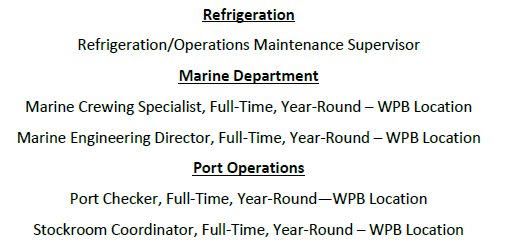 Tropical Shipping jobs