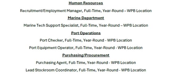 Tropical Shipping jobs