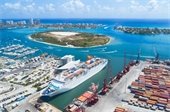 Aerial of Port of Palm Beach