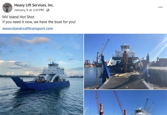 Heavy Lift Services social post