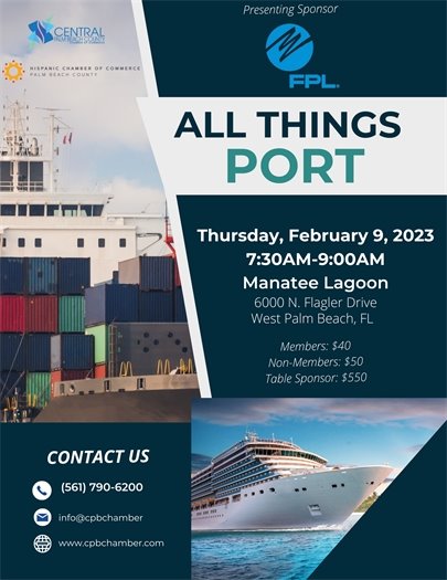 All Things Port Breakfast flyer