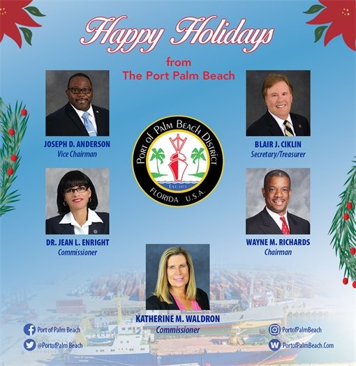 Happy Holidays from the Port of Palm Beach