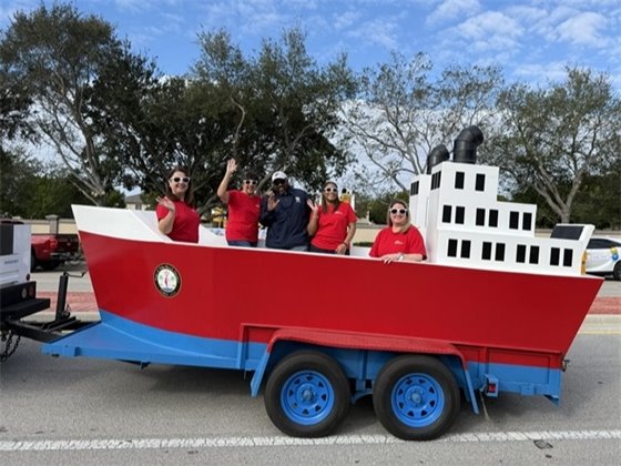 Commissioner Dr. Poole and staff members