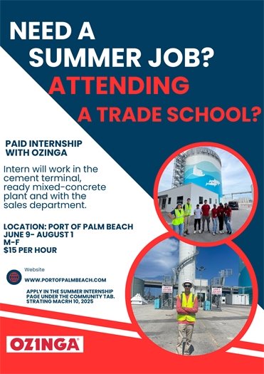 Ozinga internship flyer