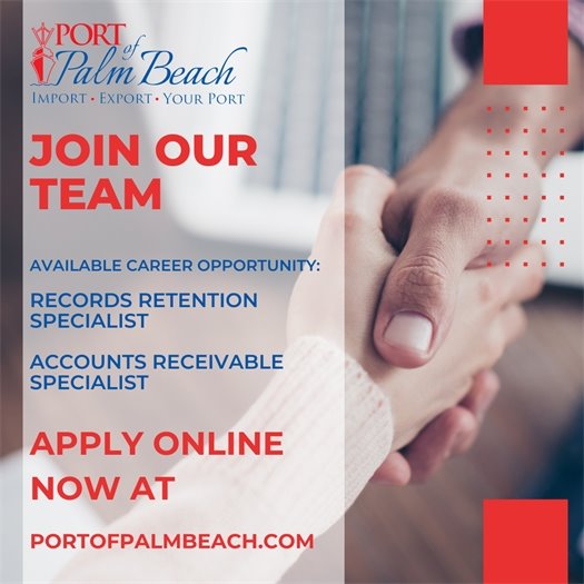 Port of Palm Beach job opportunities