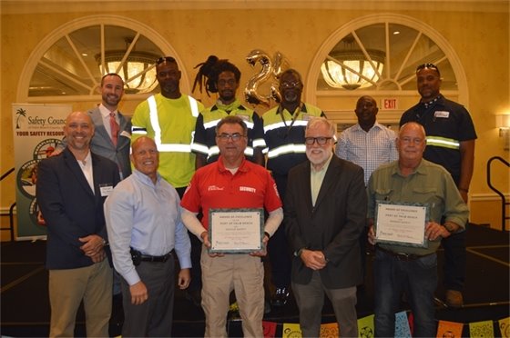Group photo at Safety Awards
