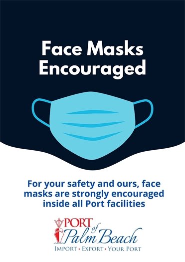 Face Masks Encouraged 
