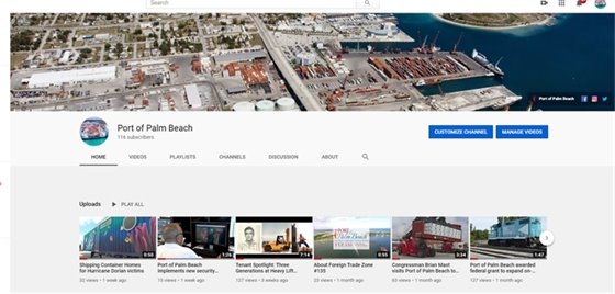 Still image of Port YouTube page.