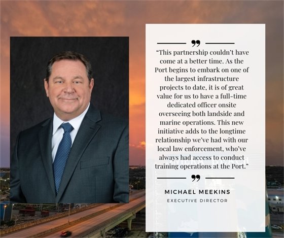 Port Executive Director Michael Meekins