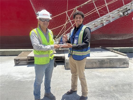 Ozinga Terminal Manager and Operations Intern Peter White 