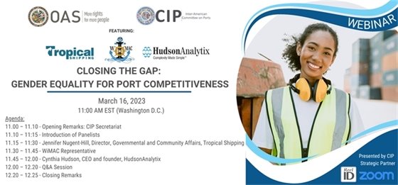 Closing the Gap on Gender Equality webinar banner