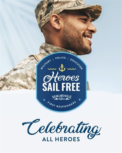 Margaritaville at Sea Heroes flyer