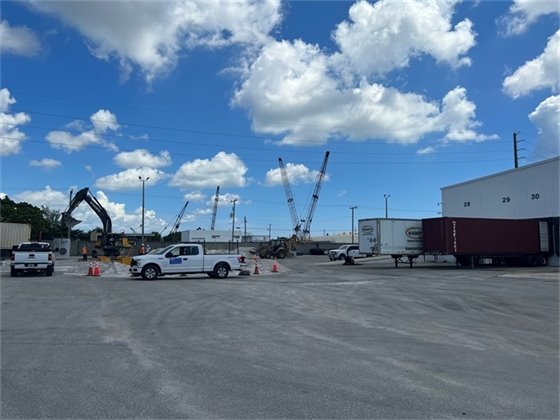 Construction on Merchants Market leased property