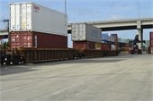 Rail cars in Port