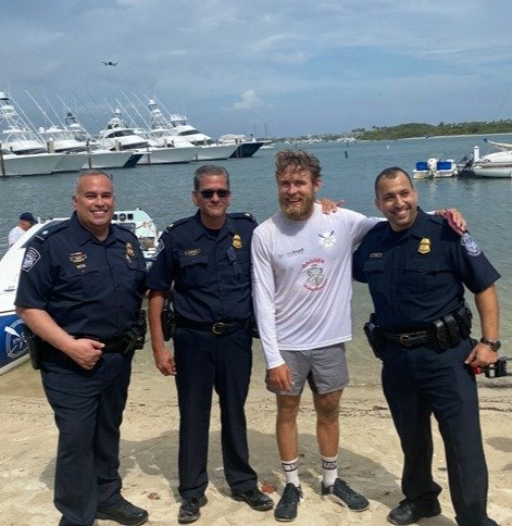 CBP officers and Jack Jarvis