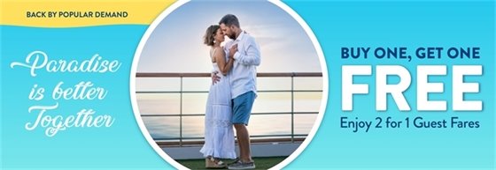 Margaritaville at Sea BOGO flyer