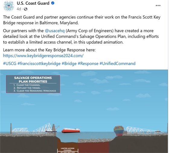 USCG social post
