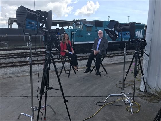 Planning Director Carl Baker and PIO Yaremi Farinas