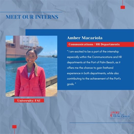 Summer Intern Amber Macariola