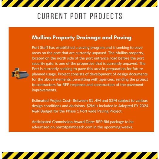 Mullins Drainage Propoerty Update