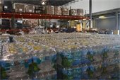 Water stored in Bahamas Pardise Cruise line's warehouse 