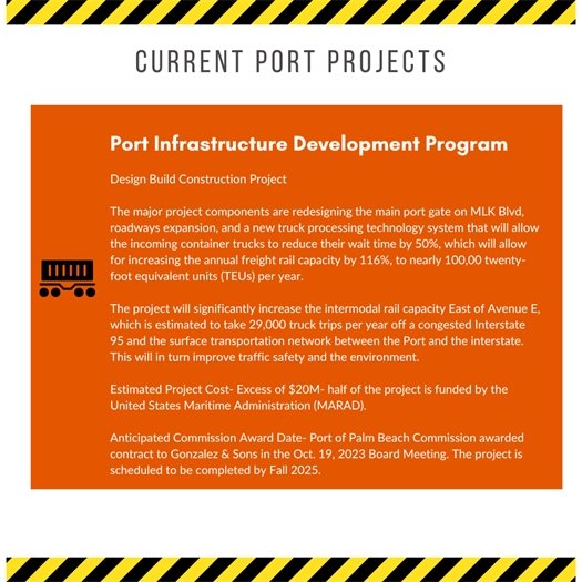 Port Infrastructure Devlopment Program