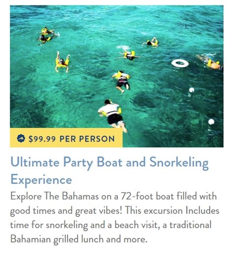MVAS PUltimate Party Boat and Snorkeling Adventure