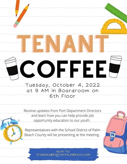 Tenant Coffee Flyer