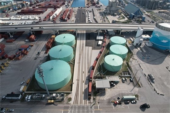 Aerial photo taken Feb. 5, 2025