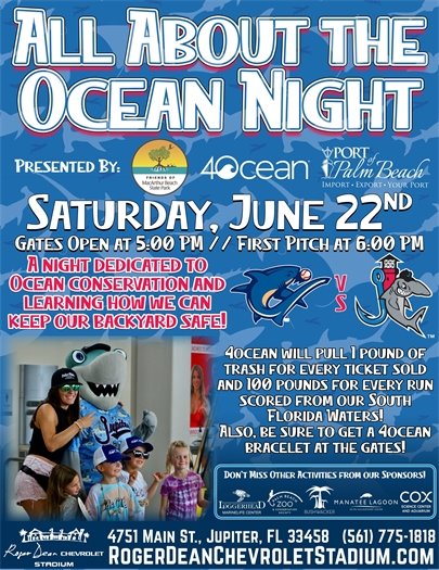 All About the Oceans Day Flyer