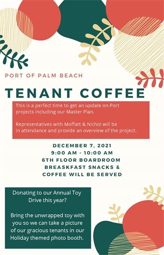 Tenant Coffee Flyer