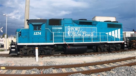 Port of Palm Beach locomotive