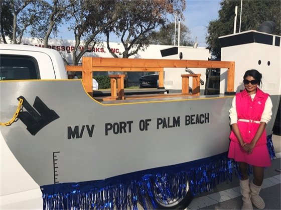 Commissioner Varisa Lall Dass at City of Riviera Beach MLK Parade 