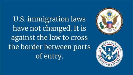 United States Customs and Border Protection social media post