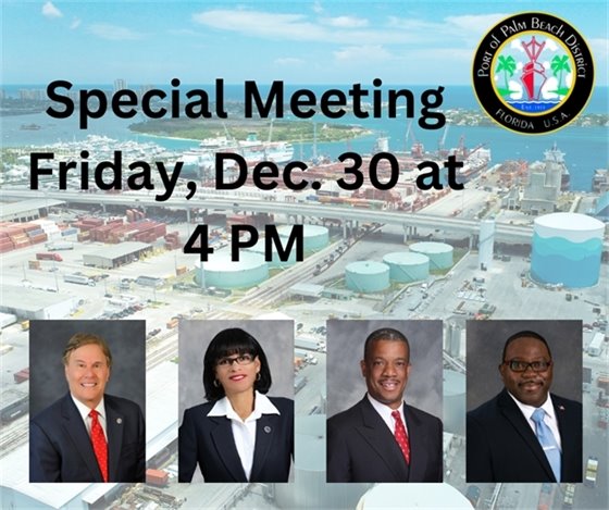 Special Meeting Dec. 30 at 4 PM