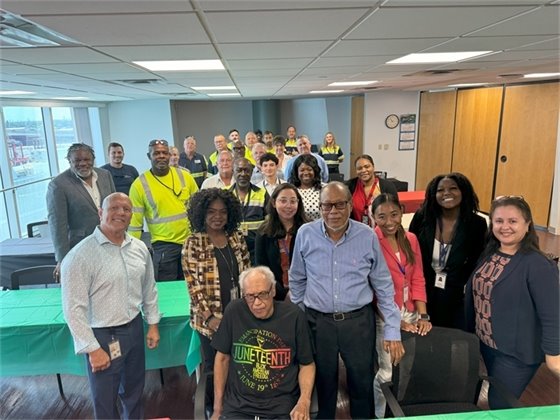 Group photo with guest speaker Dan Calloway