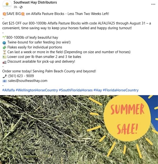 Southeast Hay Distributors