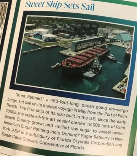 Sweet Ship Sets Sail