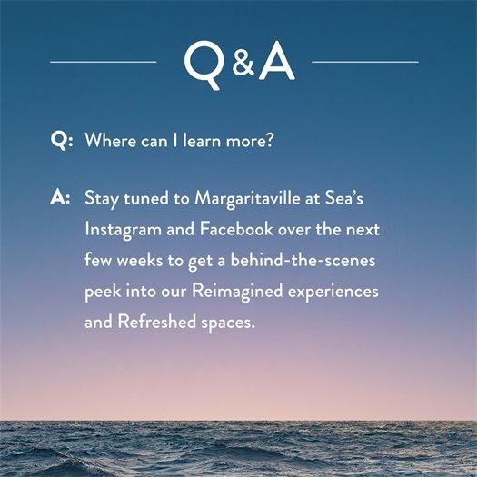 Margaritaville at Sea flyer