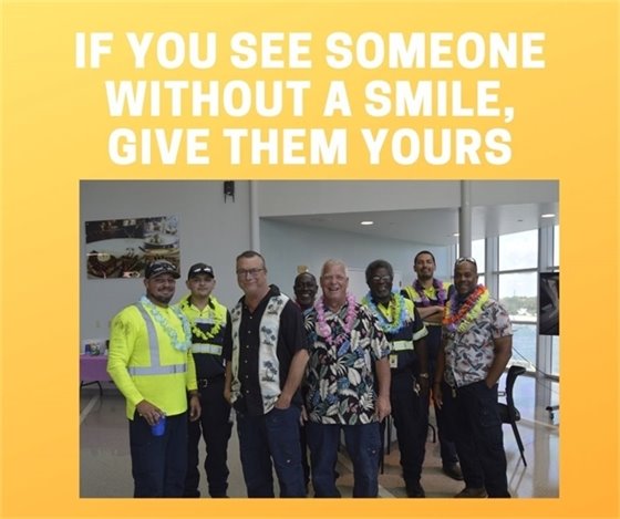 If you see someone without a smile, give them yours 