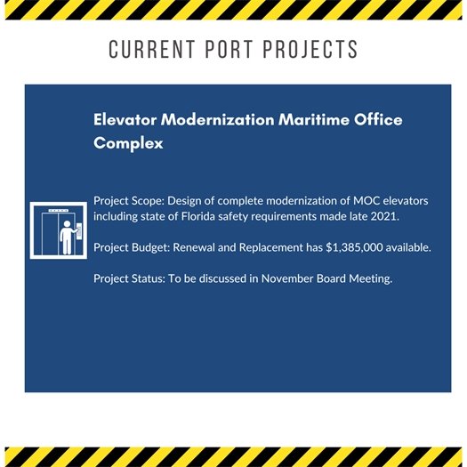 Elevator Modernization project Update