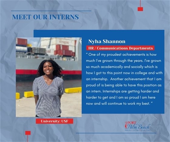 Summer Intern Nyha Shannon