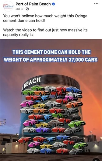 Port of Palm Beach Social Media Buzz