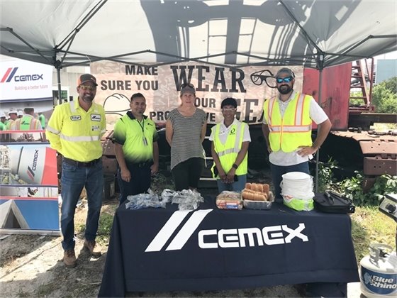 CEMEX team with Commissioner Katherine Waldron