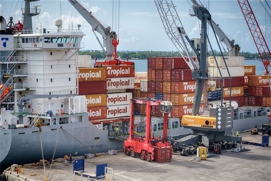 Tropical Shipping vessel