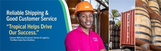 Tropical Shipping Distillery Graphic