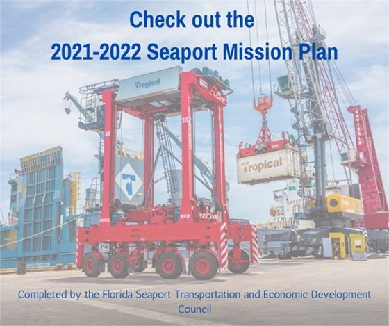 Photo of Tropical with text that reads Seaport Mission Plan 