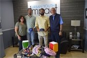 School supply donation at Urban Youth Impact