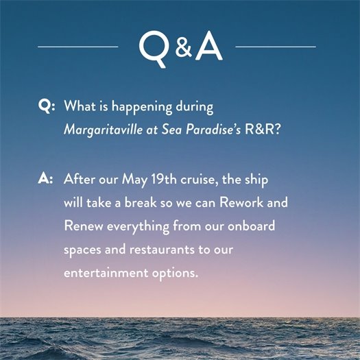 Margaritaville at Sea flyer