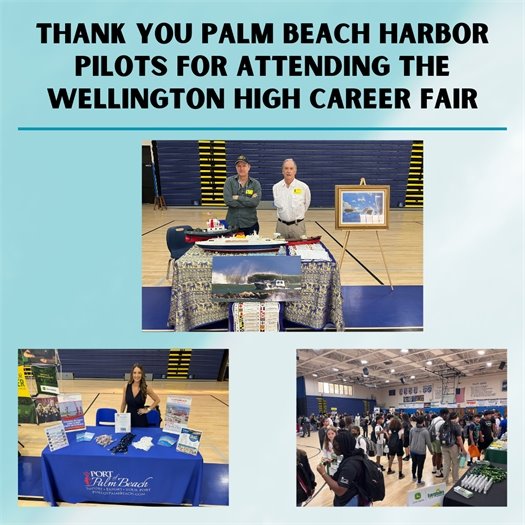 Palm Beach Harbor Pilots at Wellington High School Career Fair